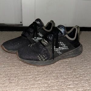 New Balance Black and Green Athletic Shoes